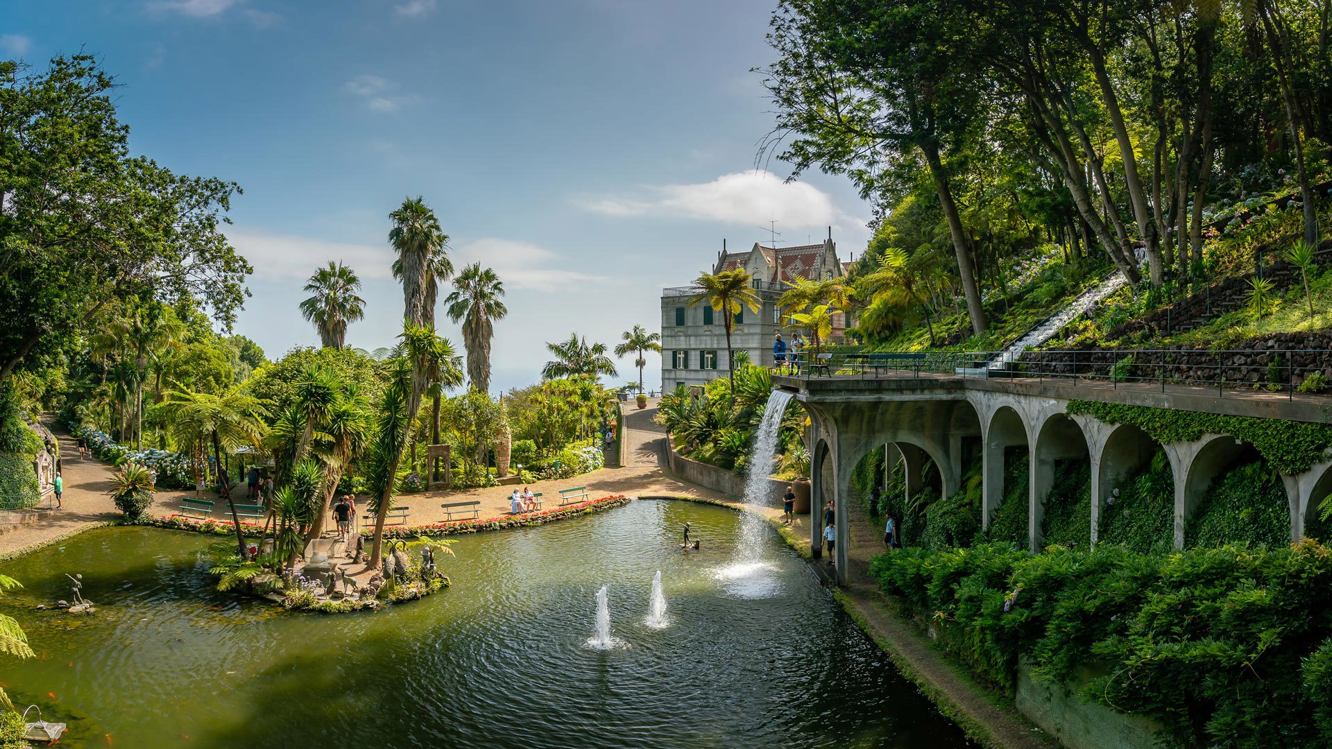 Monte Palace garden in Madeira